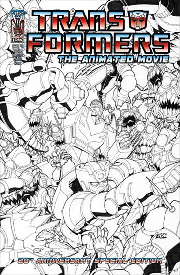 Transformers: The Animated Movie issue 3-B Sketch Cover