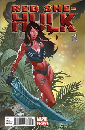 Red She-Hulk issue 60-B Chris Stevens 1:50 Cover