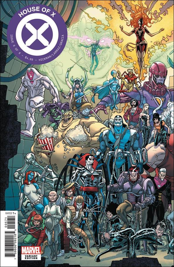 House of X issue 6-E Javier Garron Connecting Cover
