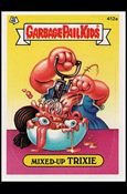 Garbage Pail Kids: Series 10 (Base Set) card 412a Mixed-Up Trixie