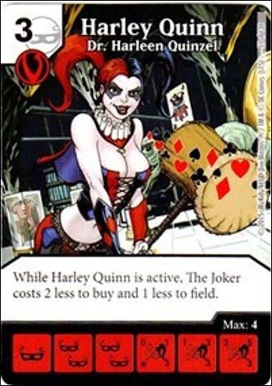 DC Comics Dice Masters Justice League  card 56 Harley Quinn - Dr. Harleen Quinzel