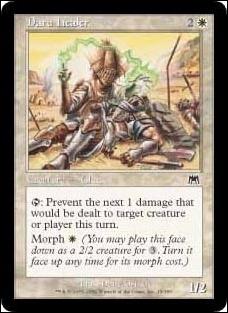 Magic the Gathering: Onslaught (Base Set) card 19 Daru Healer