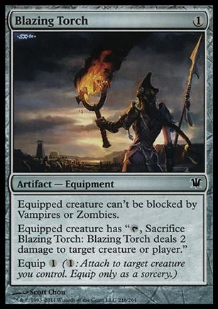Magic the Gathering: Innistrad (Base Set) card 216 Blazing Torch
