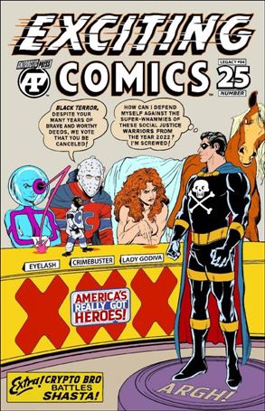 Exciting Comics (2019) issue 25-B Brian Denham Cover