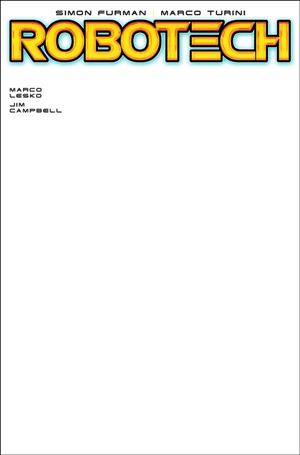 Robotech (2017) issue 13-E Blank Sketch Cover