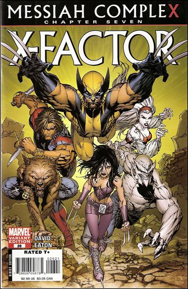 X-Factor (2006) issue 26-B Marc Silvestri 1:15 Cover