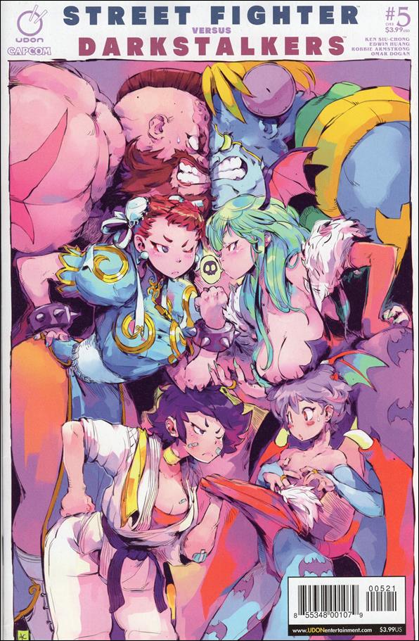 Street Fighter vs Darkstalkers issue 5-B Andrea Cofrancesco Cover