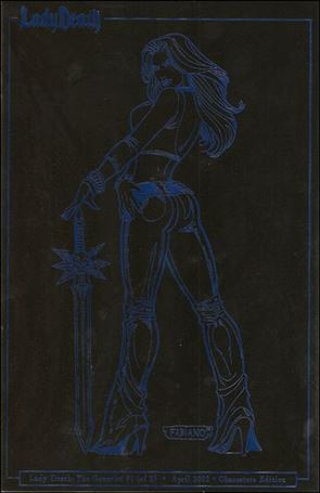 Lady Death: The Gauntlet issue 1-D Fabiano Neves chaosstore.com Foil Cover 1/200