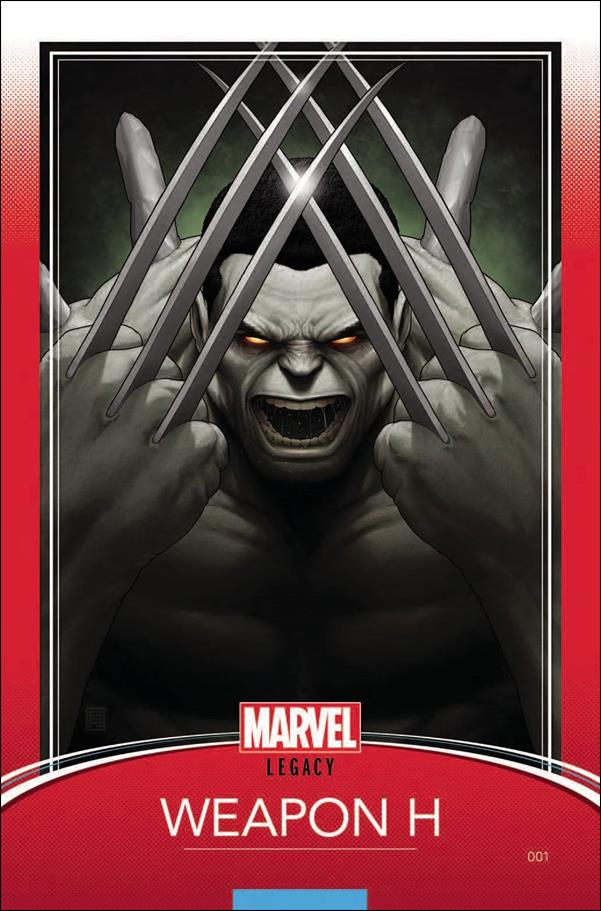 Weapon H issue 1-B John Tyler Christopher Marvel Trading Card Cover