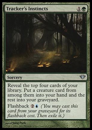 Magic the Gathering: Dark Ascension (Base Set) card 128 Tracker's Instincts