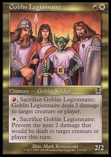 Magic the Gathering: Apocalypse (Base Set) card 103 Goblin Legionnaire