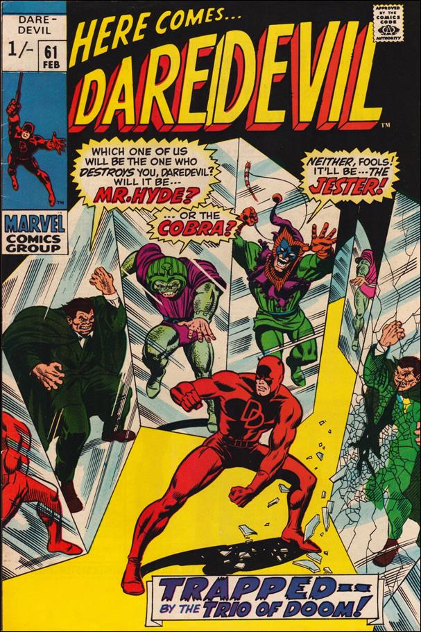Daredevil (1964) issue 61-B UK Price Cover