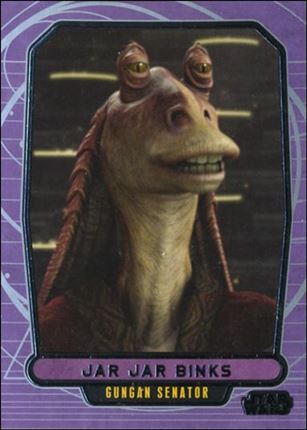 Star Wars Galactic Files (Base Set) card 47 Jar Jar Binks Gungan Senator