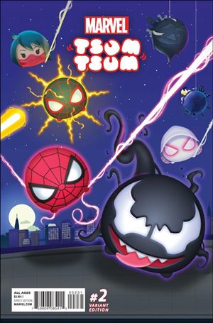 Marvel Tsum Tsum issue 2-C Fernando Olmedo Tsum Tsum Game Connecting Cover