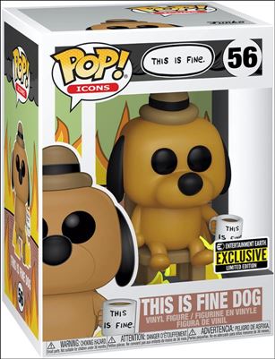 POP! Icons figure 56 This is Fine Dog Entertainment Earth Exclusive