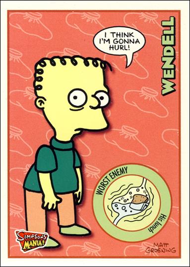 Simpsons Mania! (Base Set) card 10 Wendell