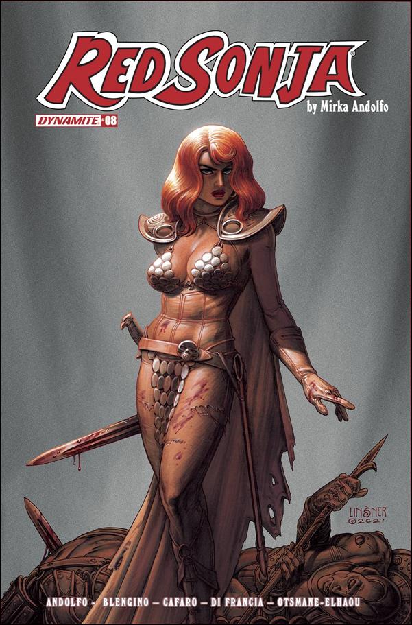 Red Sonja (2021) issue 8-C Joseph Michael Linsner Cover