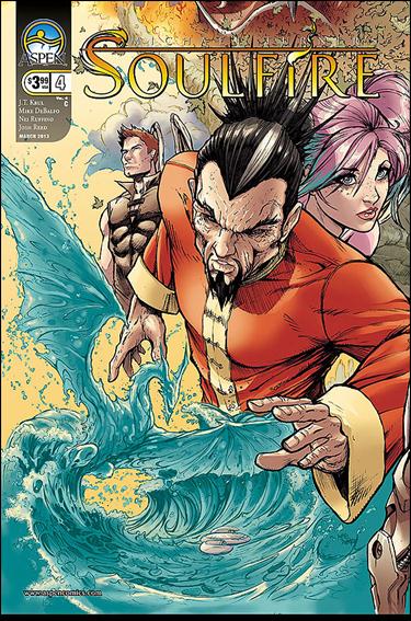 Michael Turner's Soulfire (2012) issue 4-C Mike DeBalfo "Ren, Sonia and Dex" Cover