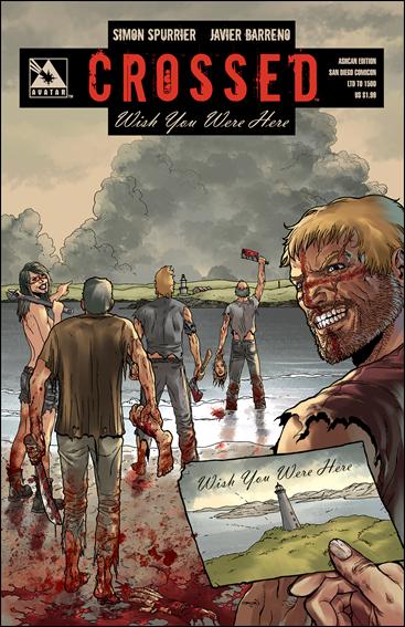 Crossed: Wish You Were Here issue Ashcan-D San Diego Comic-Con Cover 1/1500