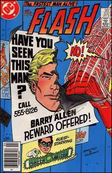Flash (1959) issue 332-B Canadian Price Cover