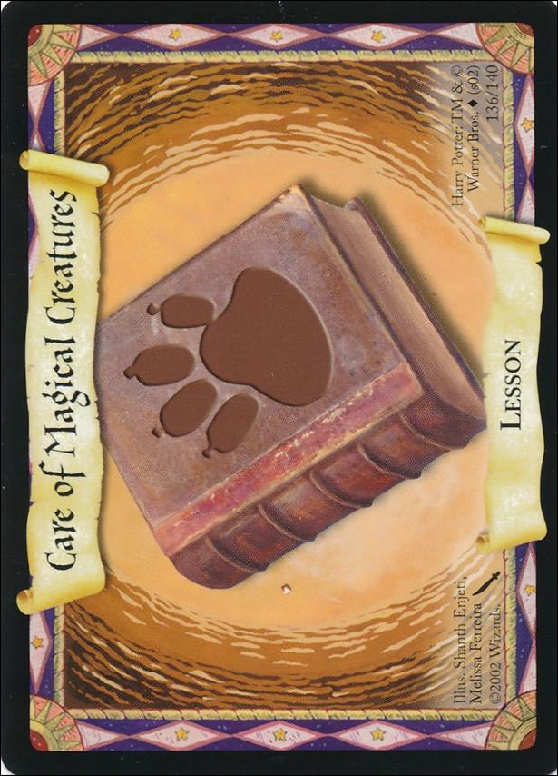 Harry Potter: Chamber of Secrets (Base Set) card 136 Care of Magical Creatures