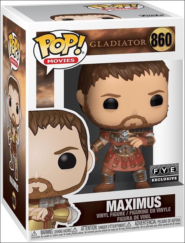 POP! Movies figure 860 Maximus (Armor) FYE Exclusive