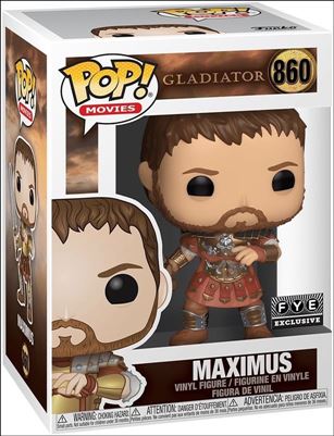 POP! Movies figure 860 Maximus (Armor) FYE Exclusive