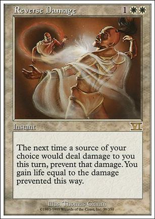 Magic the Gathering: 6th Edition (Base Set) card 39 Reverse Damage