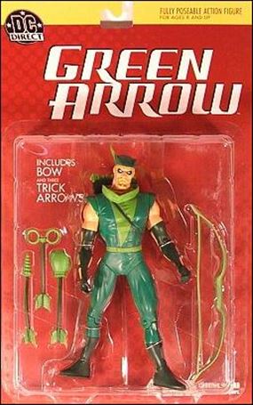 Hard-Traveling Heroes figure 2-B Green Arrow (Red Package Re-Issue)