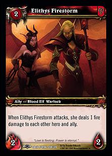 World of Warcraft: Through the Dark Portal (Base Set) card 208 Elithys Firestorm