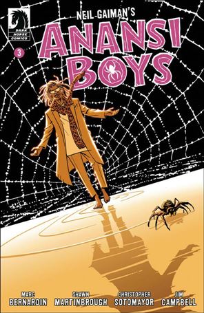 Anansi Boys  issue 3-B Shawn Martinbrough Cover