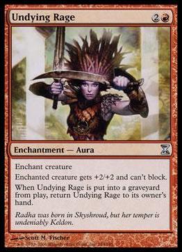Magic the Gathering: Time Spiral (Base Set) card 184 Undying Rage