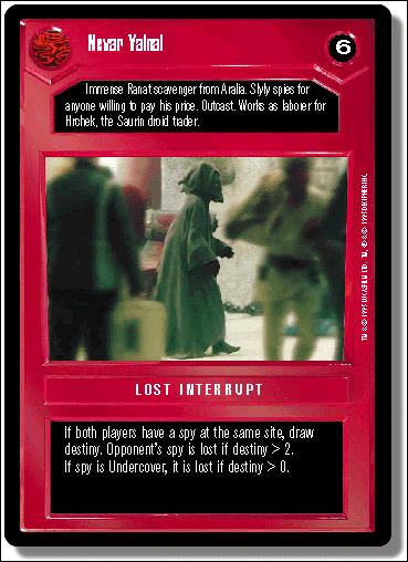 Star Wars: Premiere Limited (Base Set) card 91 Nevar Yalnal