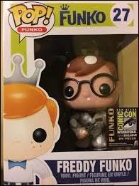 Pop! Funko - Freddy Funko figure 27-D Freddy Funko  Marshmallo(Dr. Egon   Spengler) SDCC