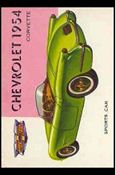 World on Wheels (Base Set) card 161 Chevrolet 1954