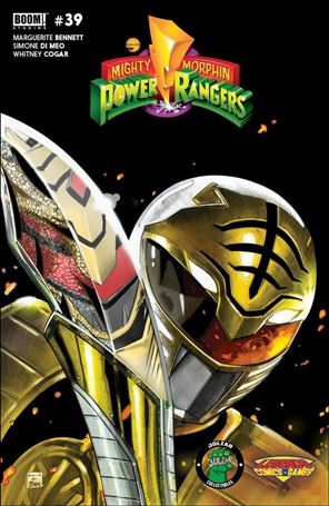Mighty Morphin Power Rangers issue 39-E Diego Galindo Legends Comics Homage Cover