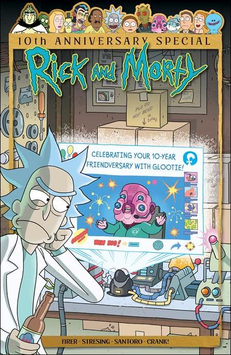 Rick and Morty: 10th Anniversary Special issue 1-B James Lloyd Cover