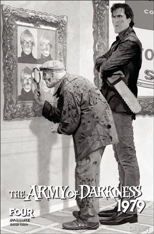 Army of Darkness 1979 issue 4-G Arthur Suydam 1:10 Black & White Cover