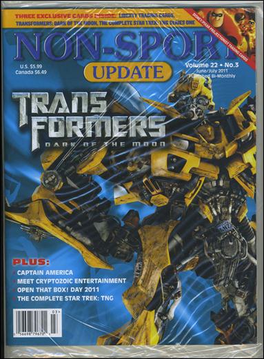Non-Sport Update (2011) issue 3 Polybagged with Price Guide and Promos