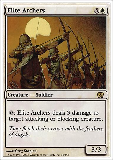 Magic the Gathering: 8th Edition (Base Set) card 18 Elite Archers