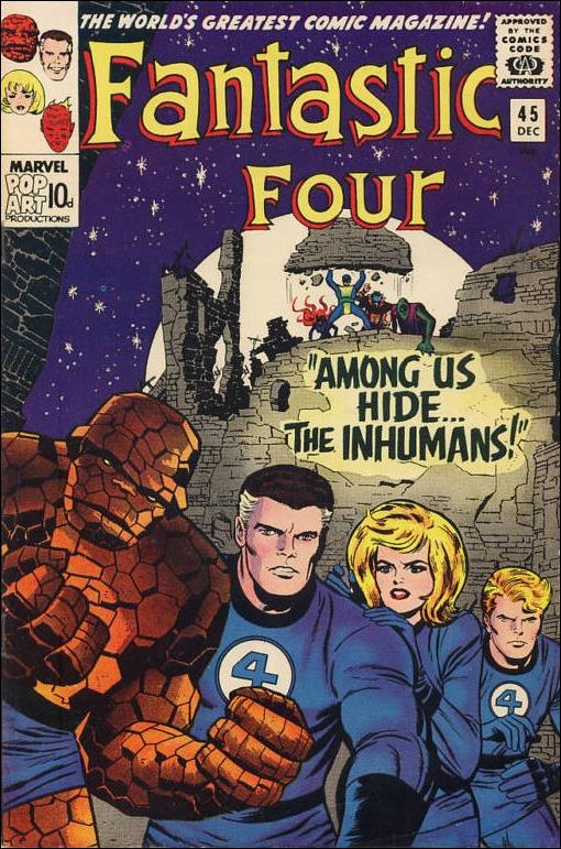 Fantastic Four (1961) issue 45-B UK Price Cover
