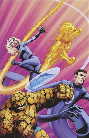 Fantastic Four Fanfare issue 1-H Mark Bagley Virgin 1:100 Cover
