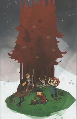 Lumberjanes issue 1-F Danielle Corsetto Laughing Ogre/Big Planet Cover