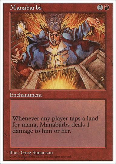 Magic the Gathering: 5th Edition (Base Set) card 251 Manabarbs