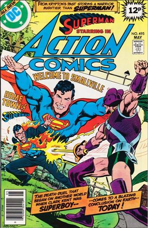 Action Comics (1938) issue 495-D UK Price Cover