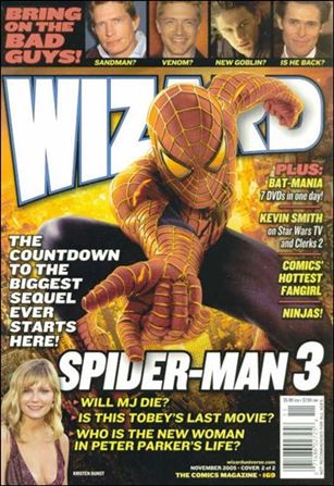 Wizard: The Comics Magazine issue 169-B Spider-Man 3 Photo Cover