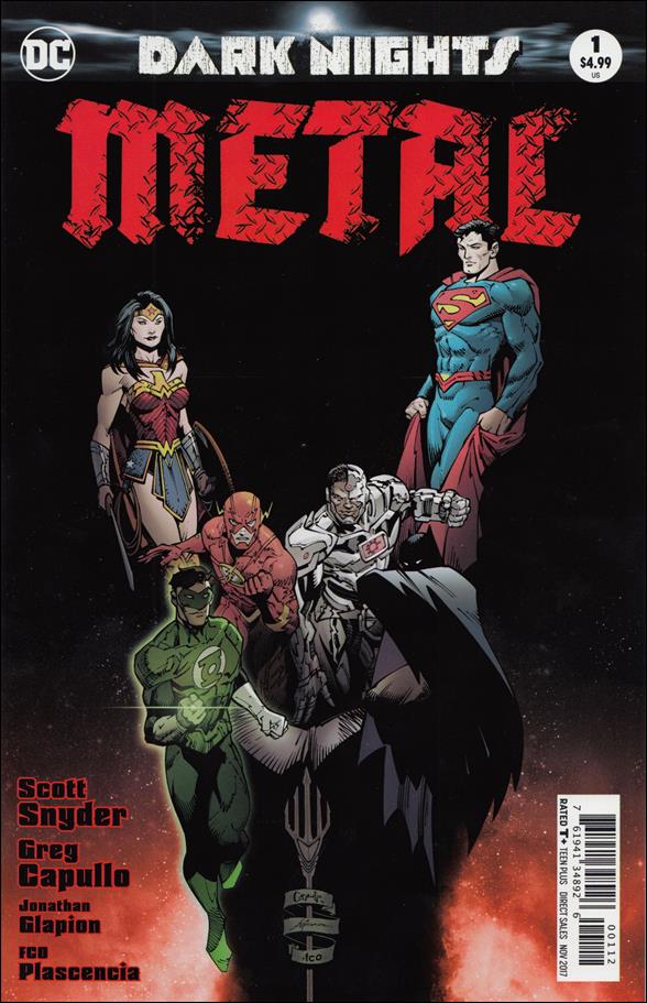 Dark Nights: Metal issue 1-H Greg Capullo Cover (Second Printing)