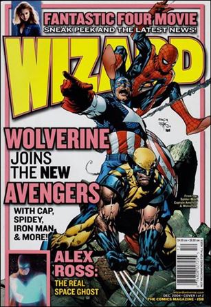 Wizard: The Comics Magazine issue 158 David Finch Avengers Cover 