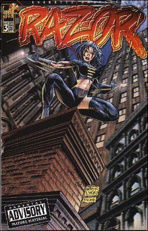 Razor (1996) issue 3 Rick Lyon Cover