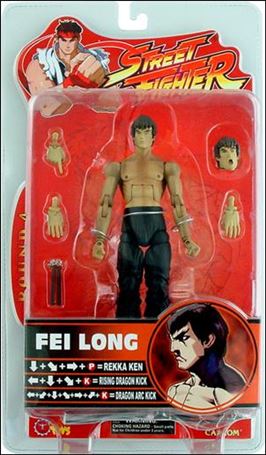 Street Fighter (Round 4) figure 3 Fei Long (Black)